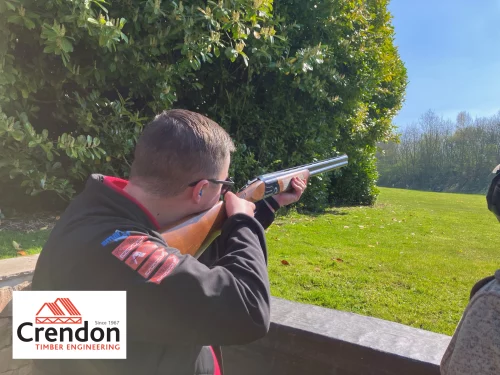 Person shooting gun