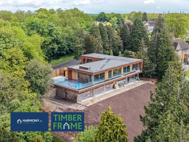 Superstructure completed on this self-build home in Dingley, Market Harborough