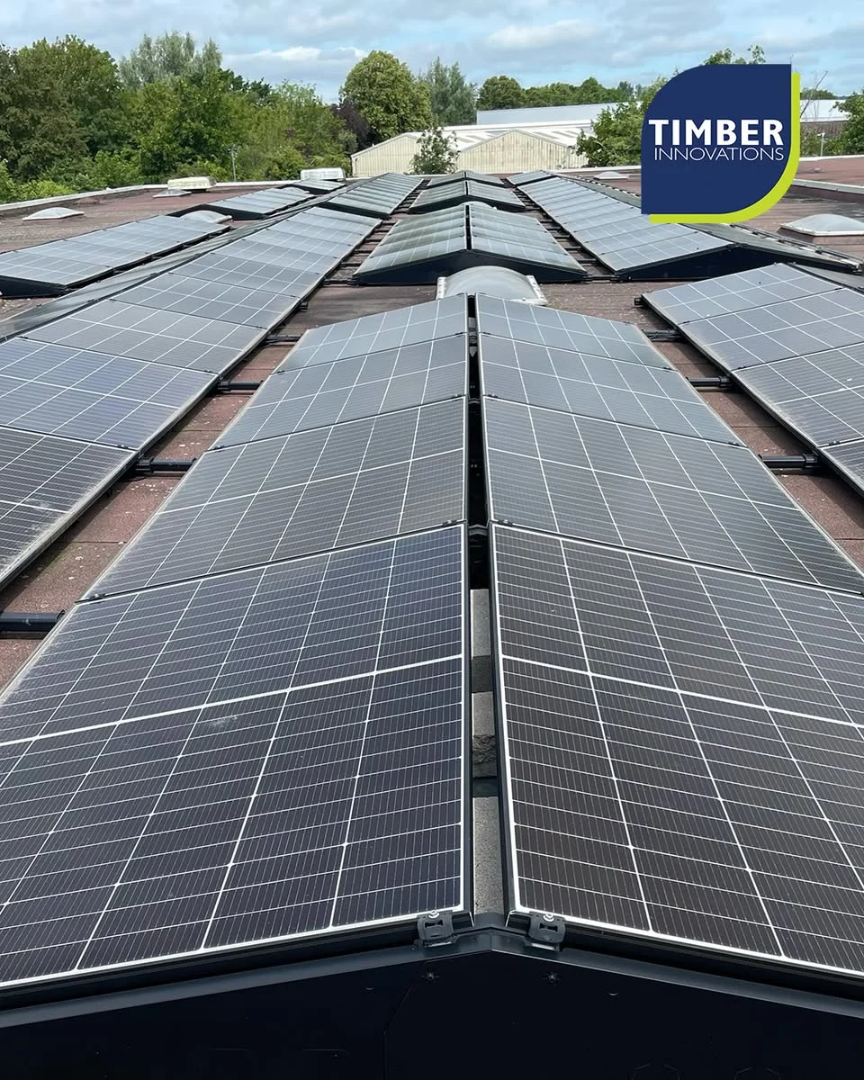The recent sunny weather has certainly been put to good use at Timber Innovations.