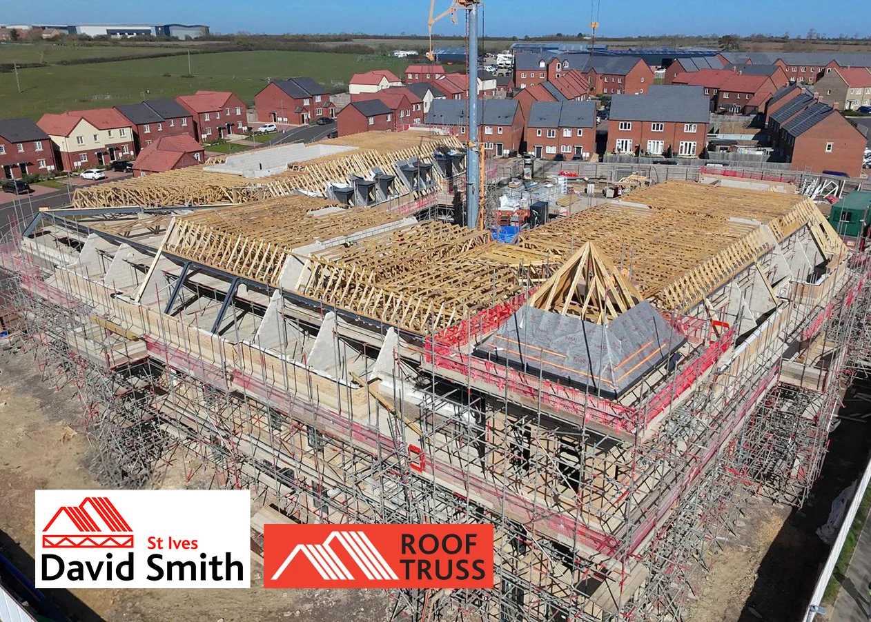 David Smith St Ives designed and supplied Roof Trusses for a 76-bed care home in Raunds, Northamptonshire, and received excellent feedback.