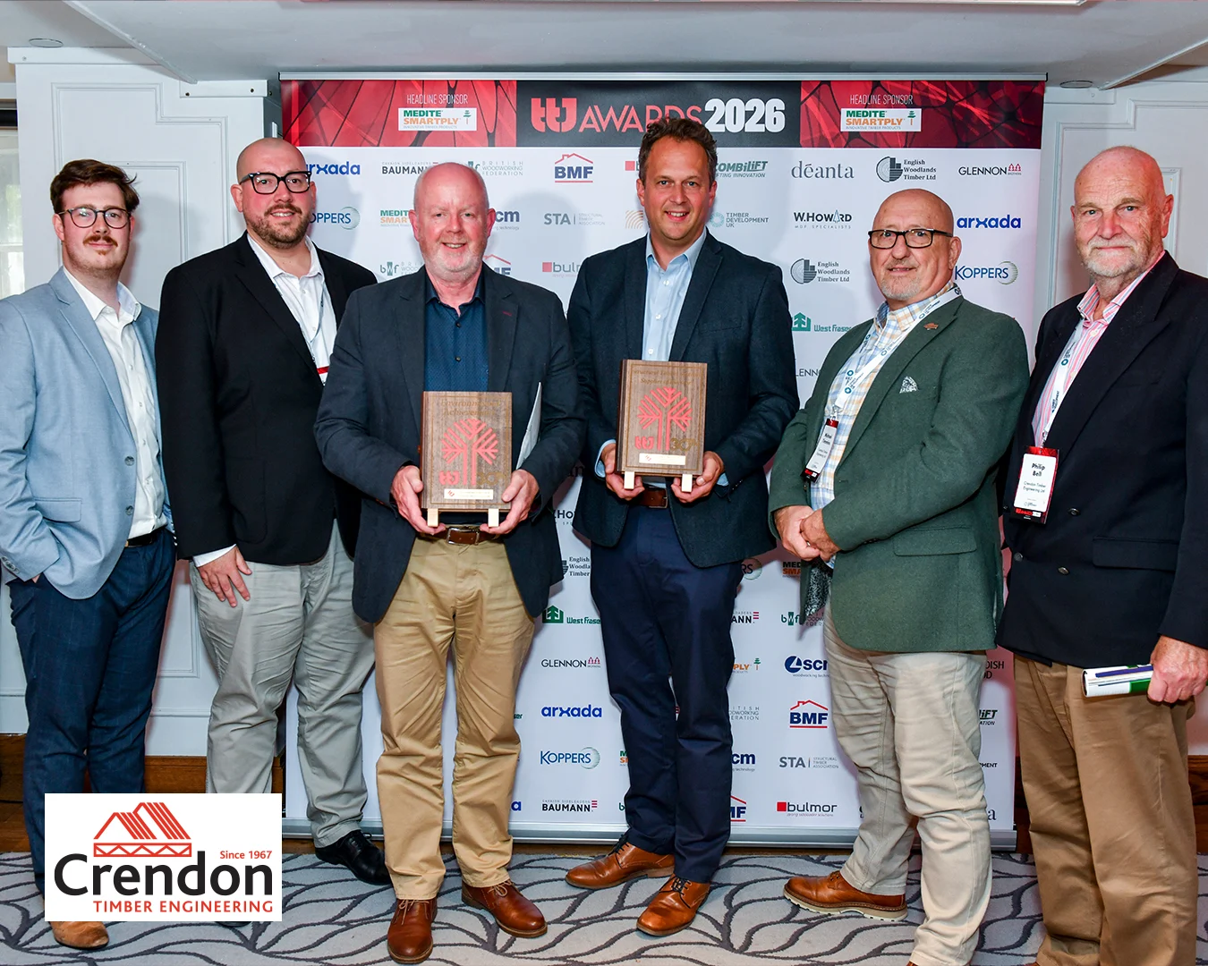We’re delighted to have won both the TTJ Structural Timber Systems Supplier of the Year 2026 and the TTJ Environmental Achievement Award 2026.