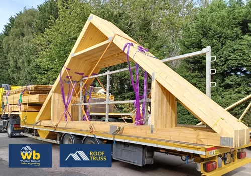 Attic Trusses, loaded and ready for delivery 