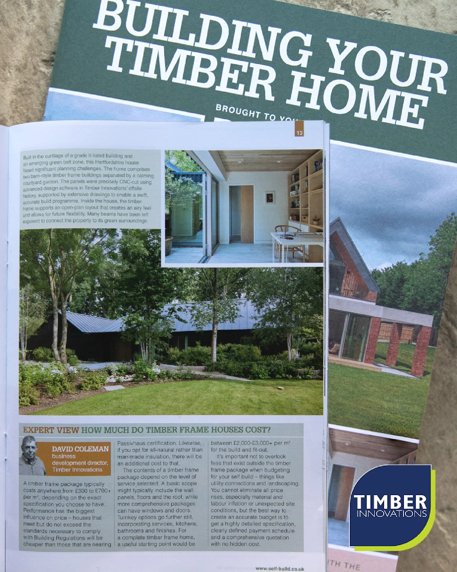We are pleased to share that Timber Innovations has been featured three times in Build It’s Build Your Timber Home 2026 edition