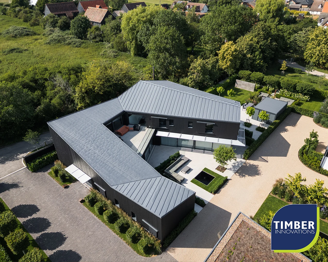 Timber Innovations’ award-winning Larsen Panel played a key role at Duck End Barns, which was recently certified as the UK’s first Passivhaus Premium home